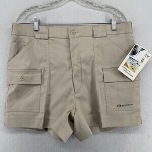 SPORTIF Shorts Mens 36 Original Cargo Yachts Uniform Boating Fishing Tan NEW Vtg